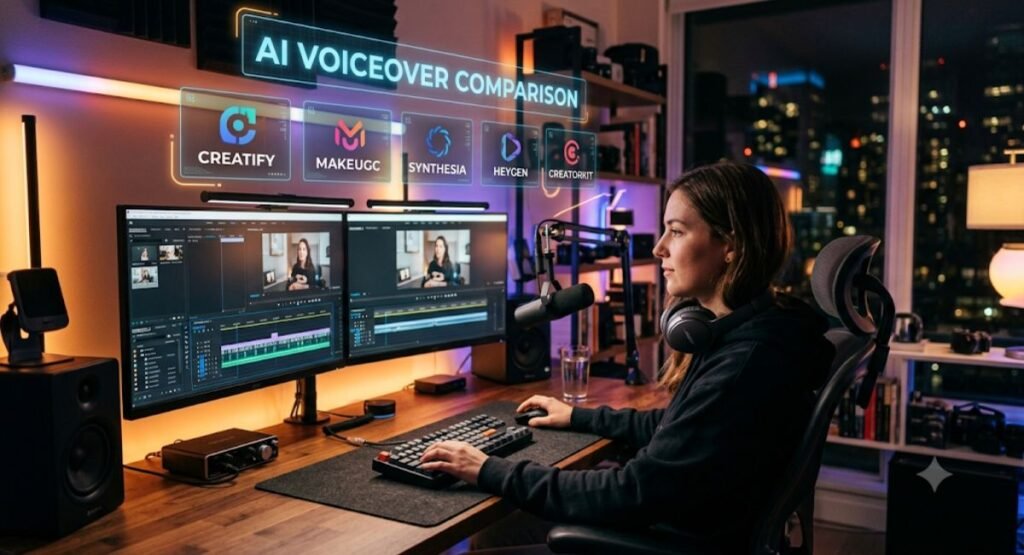 Compare AI Voiceover Options in UGC Video Tools