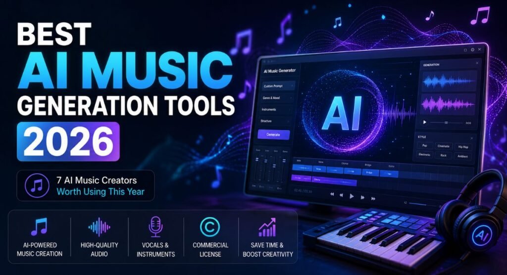 Best AI Music Generation Tools 2026: 7 AI Music Creators Worth Using This Year best ai music generation tools 2026