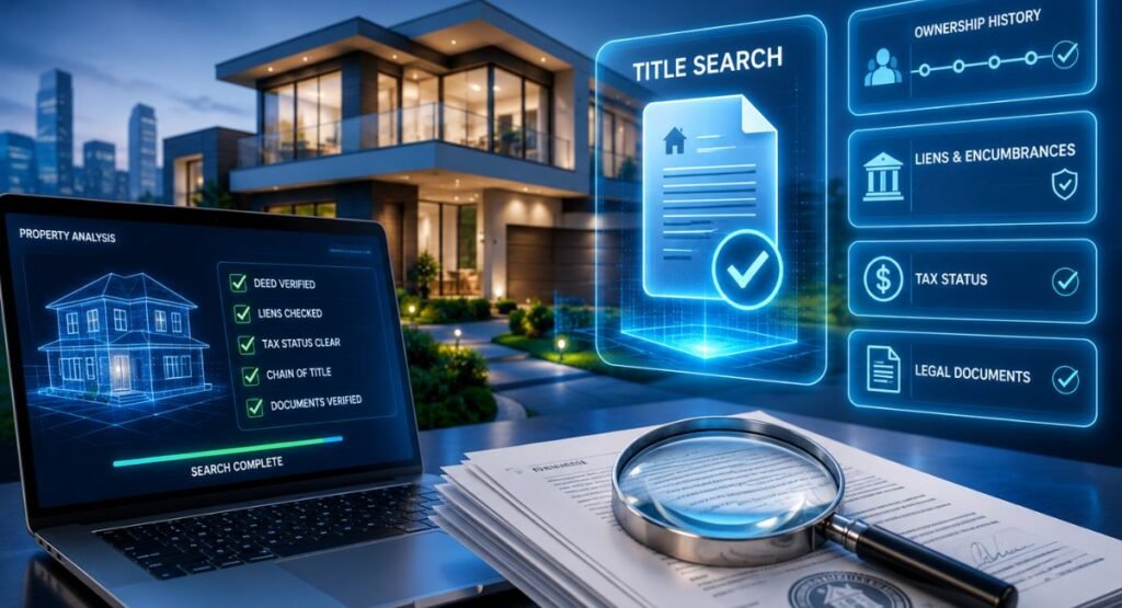 Real Estate Title Search Tool