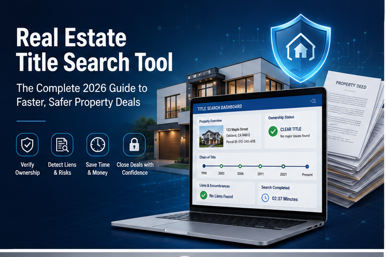 real estate title search tool
