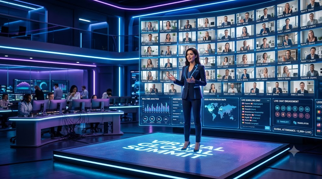 Top AI Avatar Tools for Virtual Event Hosting virtual global summit