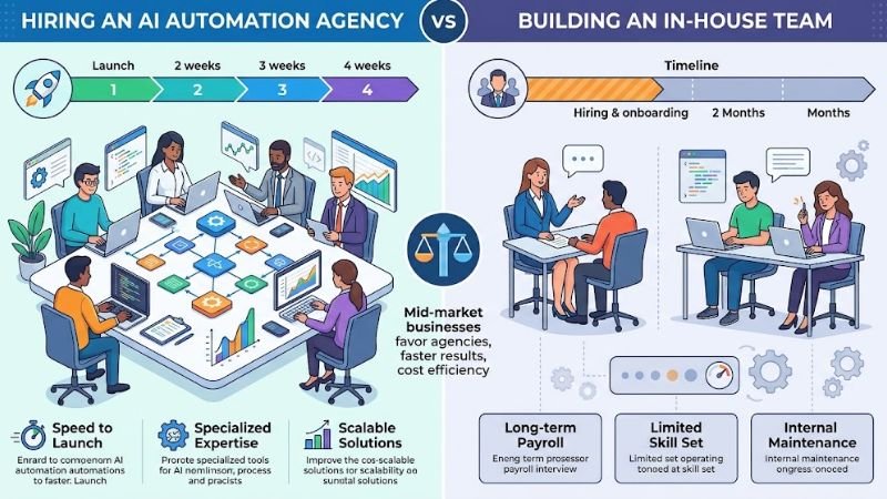 Pros and Cons of Hiring an AI Automation Agency