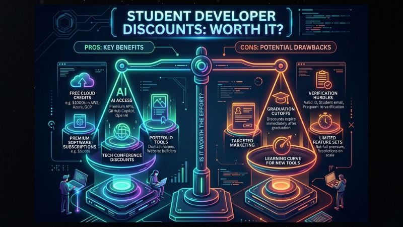 Pros and Cons of Using Student Discounts for Developer Tools